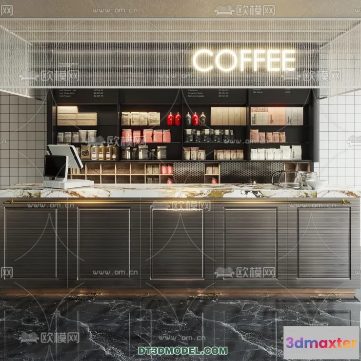 1362400 - Counter - Bar - Interior Design 3D Model - 046 3D Max