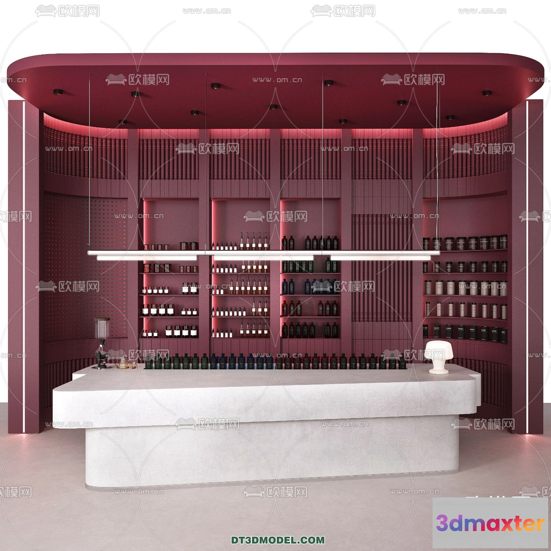 1362469 - Counter - Bar - Interior Design 3D Model - 047 3D Max