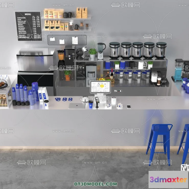 1362533 - Counter - Bar - Interior Design 3D Model - 048 3D Max