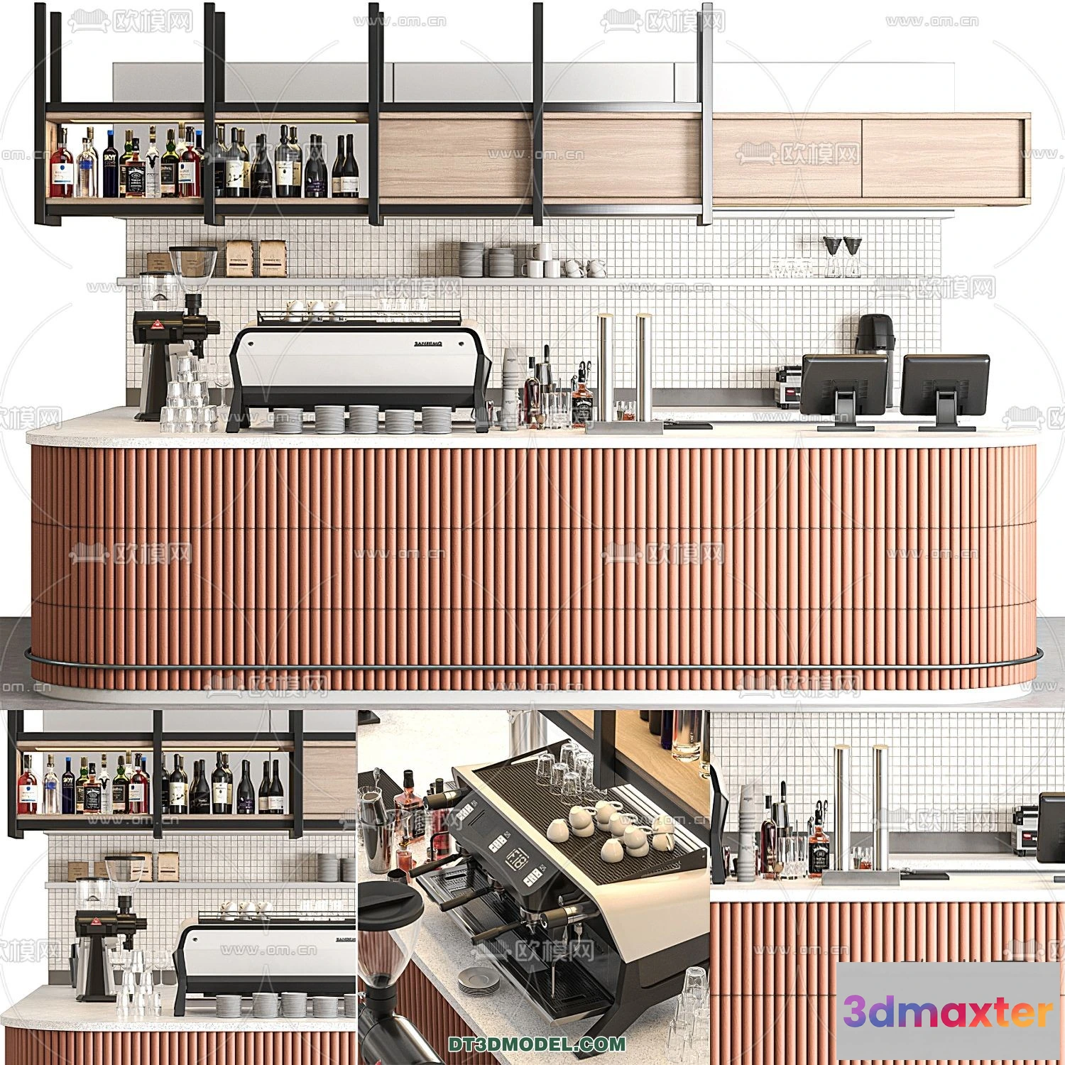 1362598 - Counter - Bar - Interior Design 3D Model - 049 3D Max