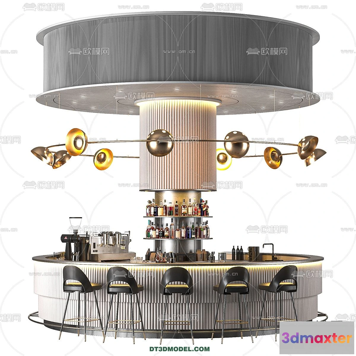 1362822 - Counter - Bar - Interior Design 3D Model - 052 3D Max