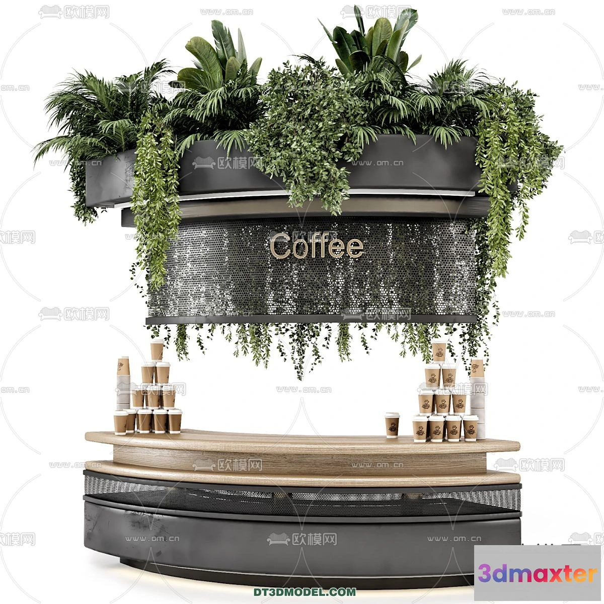 1363023 - Counter - Bar - Interior Design 3D Model - 055 3D Max