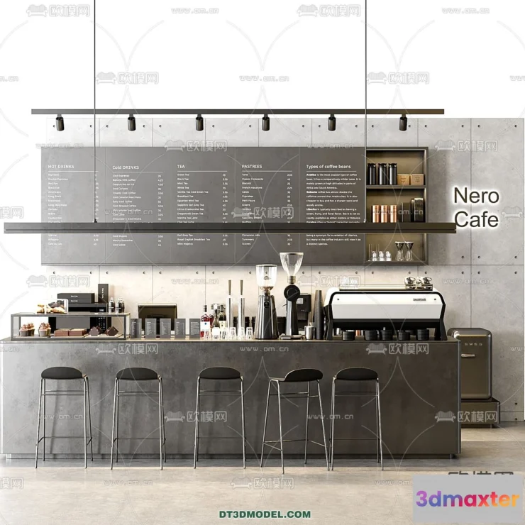 1363351 - Counter - Bar - Interior Design 3D Model - 060 3D Max