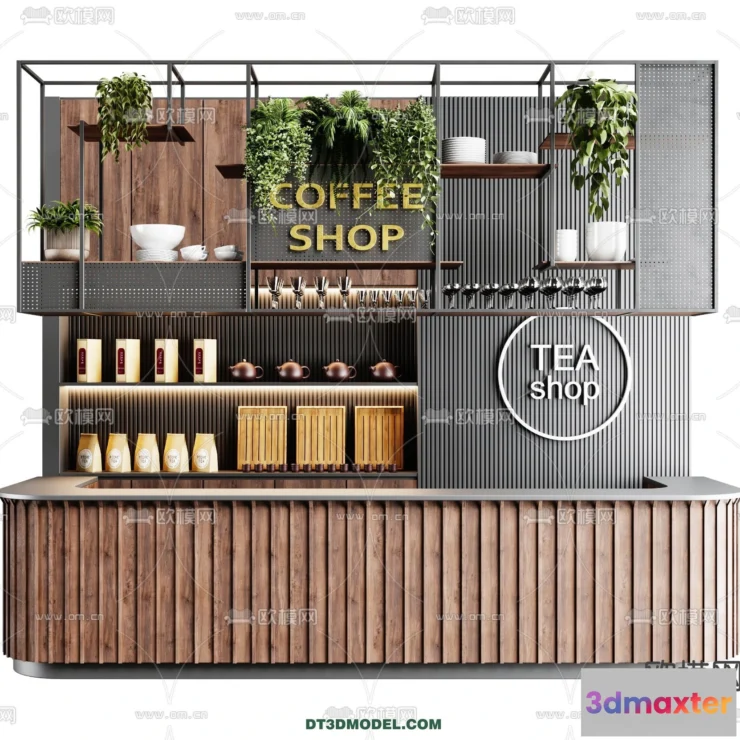 1363418 - Counter - Bar - Interior Design 3D Model - 061 3D Max