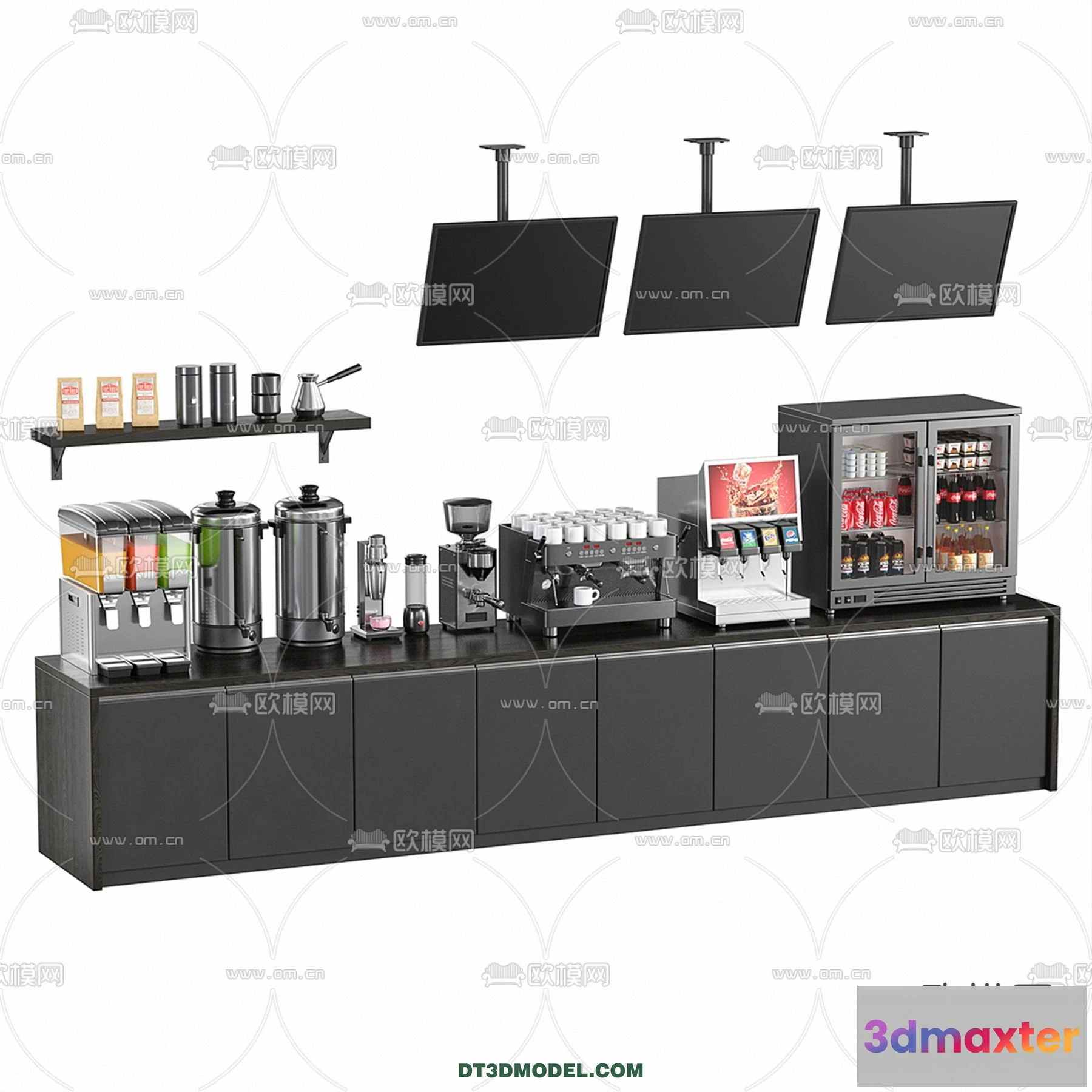 1363707 - Counter - Bar - Interior Design 3D Model - 065 3D Max