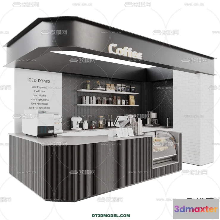 1363981 - Counter - Bar - Interior Design 3D Model - 069 3D Max