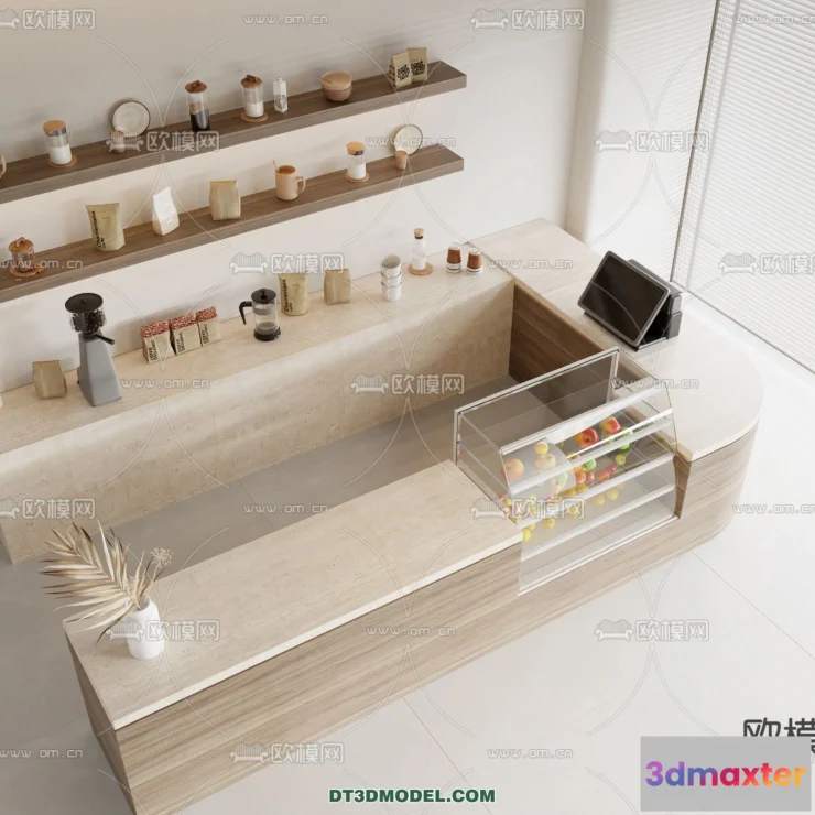 1364200 - Counter - Bar - Interior Design 3D Model - 072 3D Max