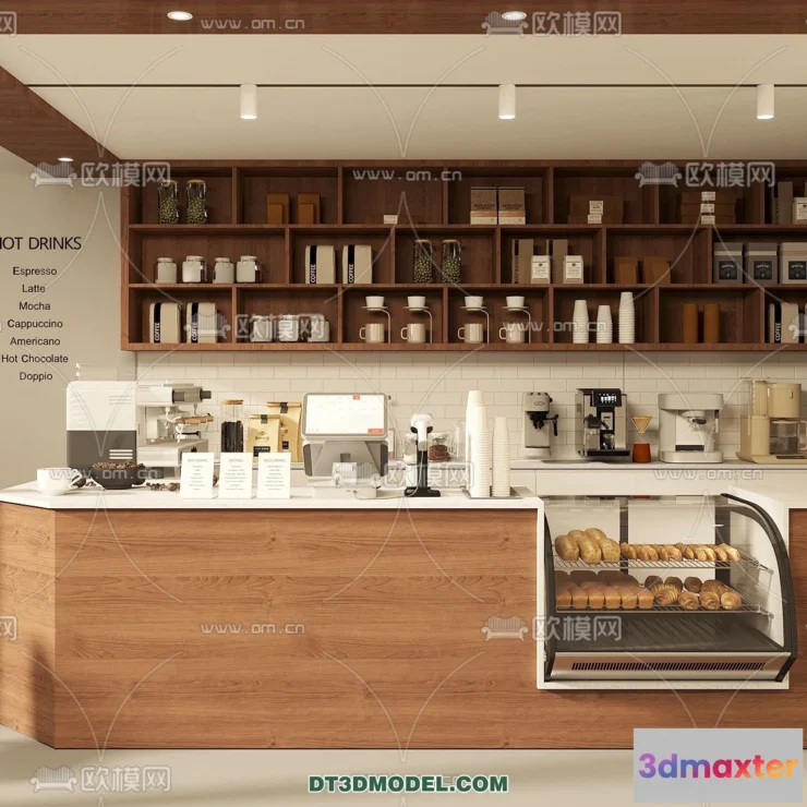 1364594 - Counter - Bar - Interior Design 3D Model - 078 3D Max