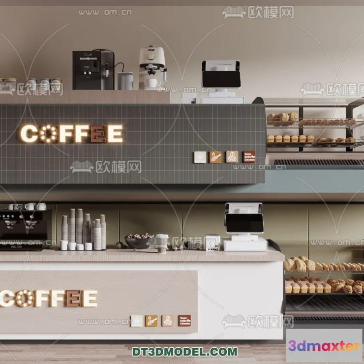 1364920 - Counter - Bar - Interior Design 3D Model - 083 3D Max