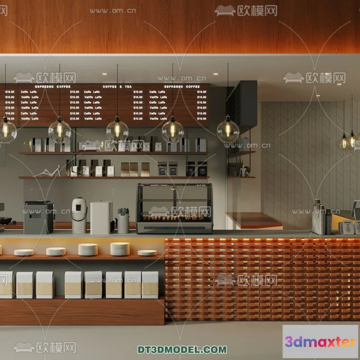 1365188 - Counter - Bar - Interior Design 3D Model - 087 3D Max