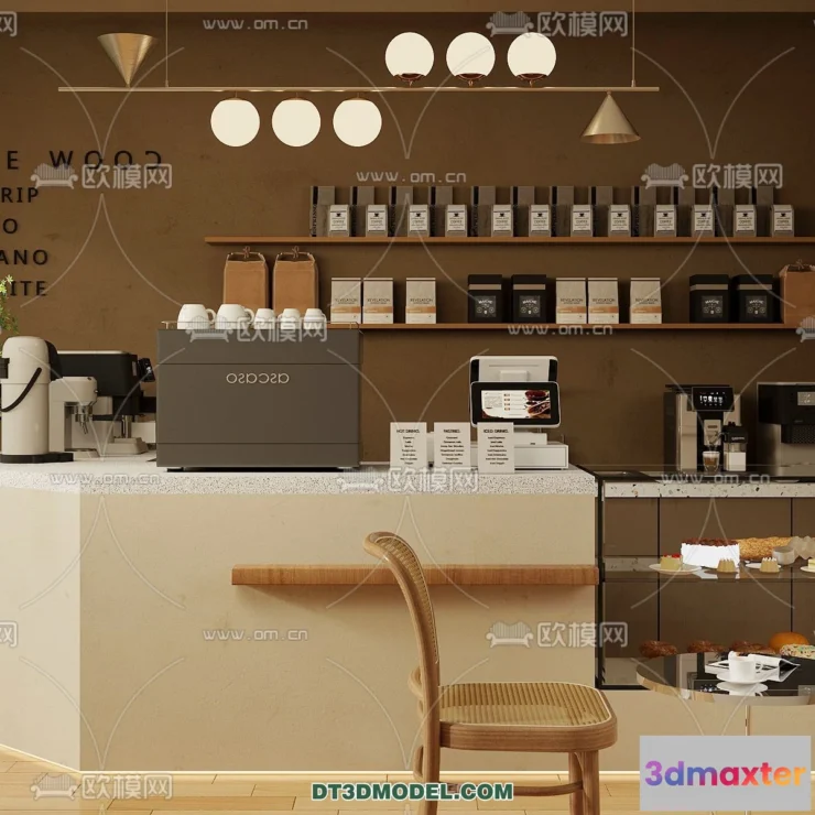 1365347 - Counter - Bar - Interior Design 3D Model - 089 3D Max