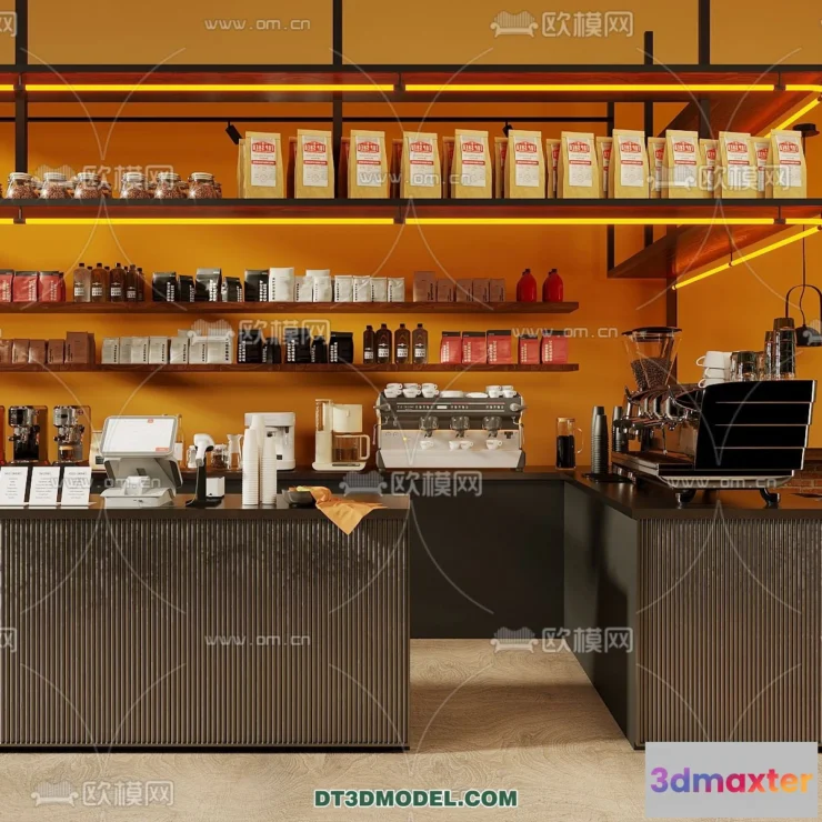 1365478 - Counter - Bar - Interior Design 3D Model - 091 3D Max