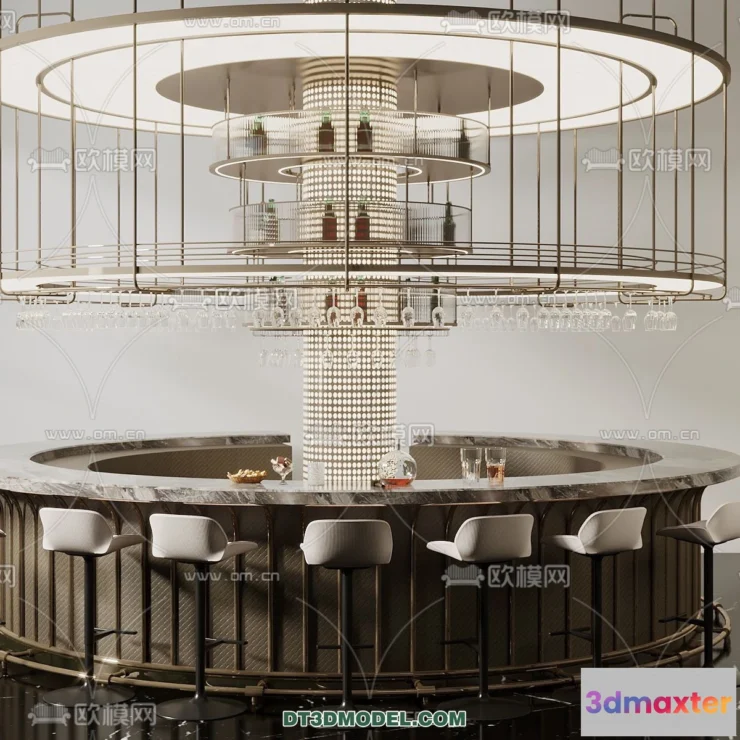 1365624 - Counter - Bar - Interior Design 3D Model - 093 3D Max