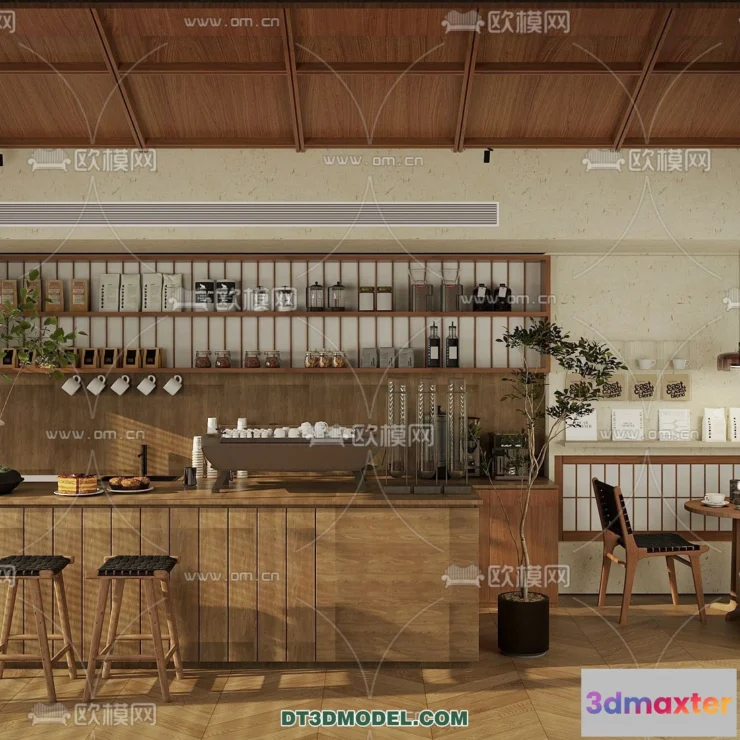 1365878 - Counter - Bar - Interior Design 3D Model - 097 3D Max