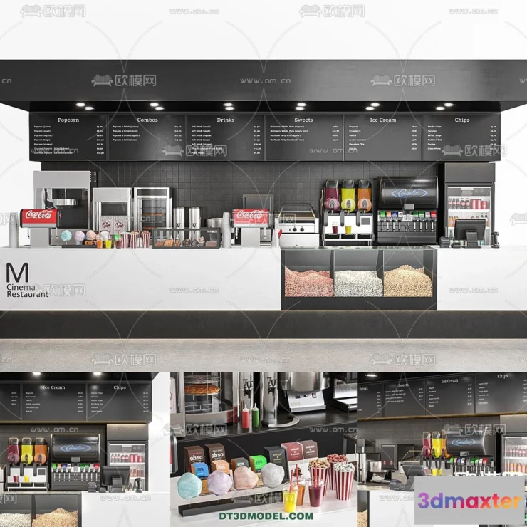 1365948 - Counter - Bar - Interior Design 3D Model - 098 3D Max