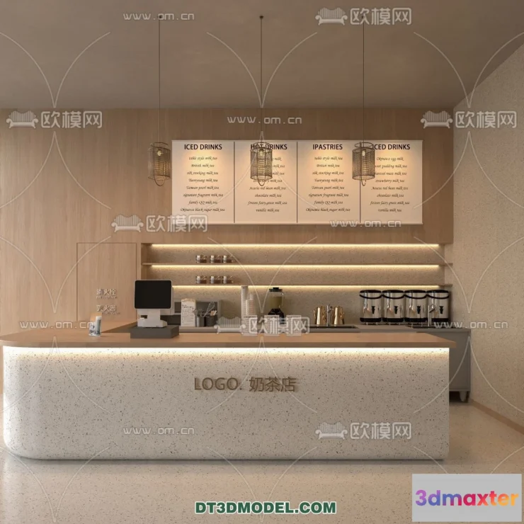 1366015 - Counter - Bar - Interior Design 3D Model - 099 3D Max