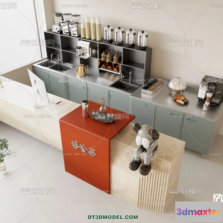 1366158 - Counter - Bar - Interior Design 3D Model - 101 3D Max