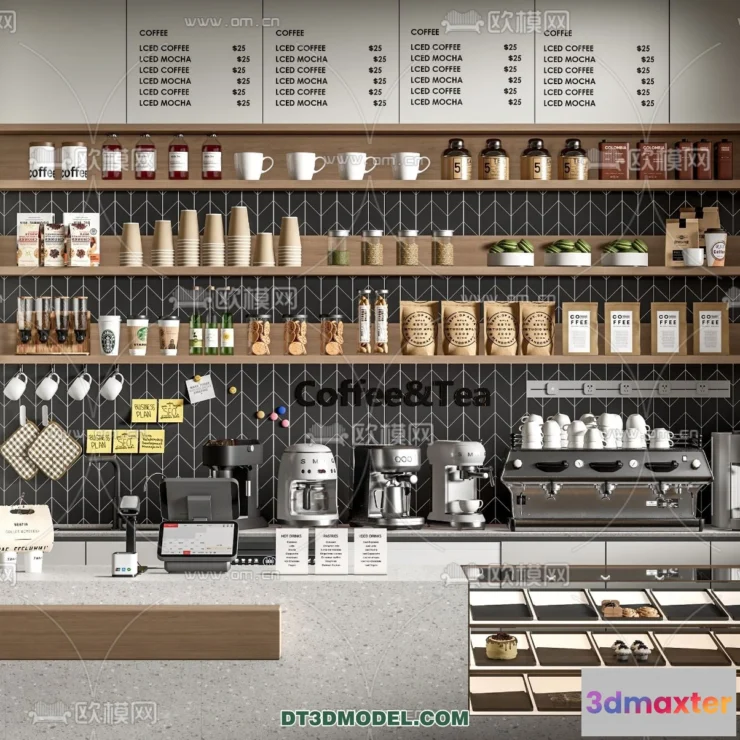 1366433 - Counter - Bar - Interior Design 3D Model - 105 3D Max