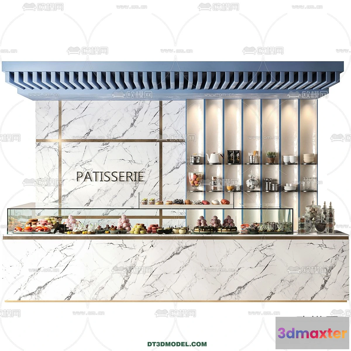 1366956 - Counter - Bar - Interior Design 3D Model - 113 3D Max