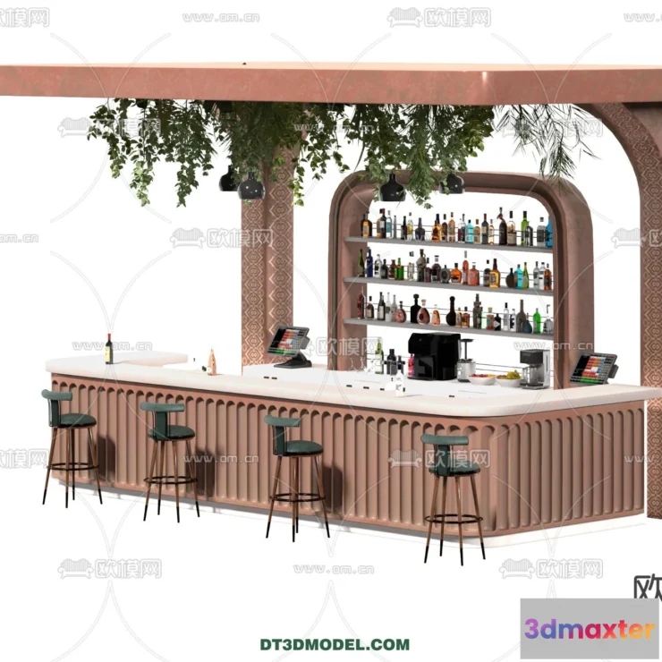 1367092 - Counter - Bar - Interior Design 3D Model - 115 3D Max