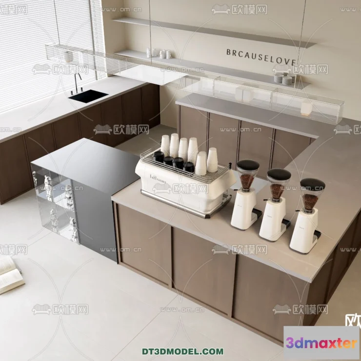 1367586 - Counter - Bar - Interior Design 3D Model - 122 3D Max