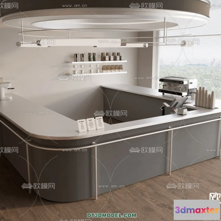 1367844 - Counter - Bar - Interior Design 3D Model - 126 3D Max