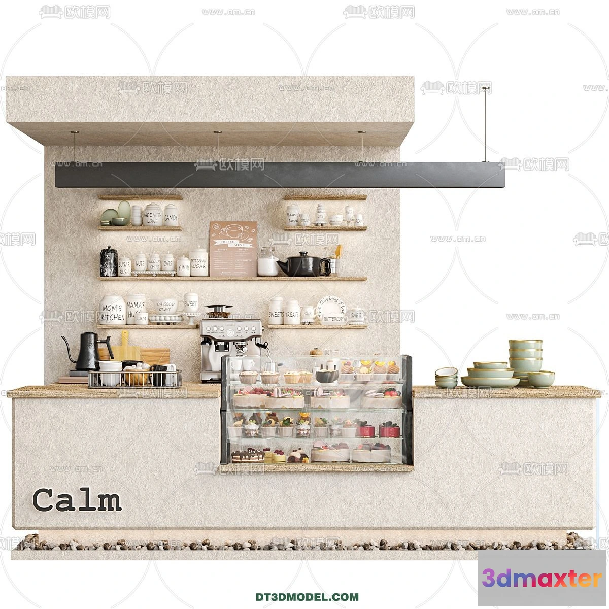 1368062 - Counter - Bar - Interior Design 3D Model - 129 3D Max