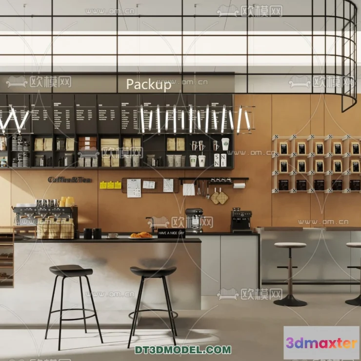 1368130 - Counter - Bar - Interior Design 3D Model - 130 3D Max