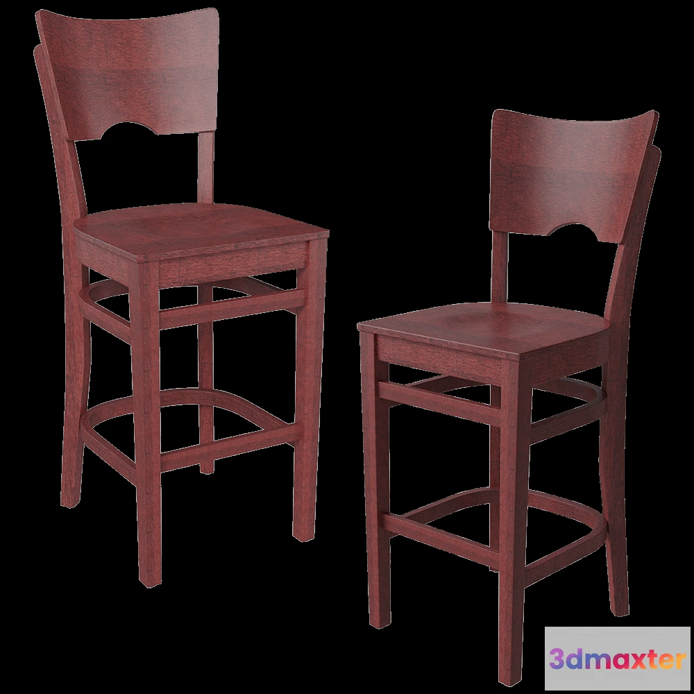 1613790 - BentWood - Stool York 3D Max