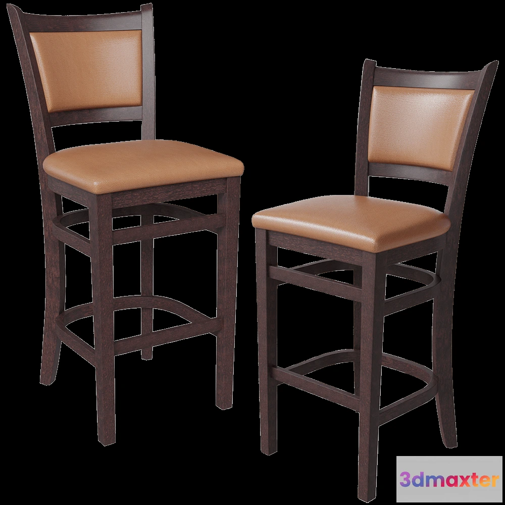 1613794 - BentWood - Bar stool Chester 3D Max
