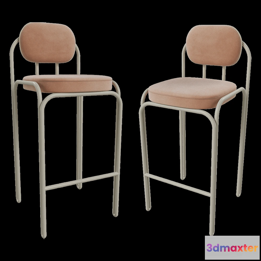 1613800 - 19.17.design - Semi-barstool Tyanuchka 3D Max