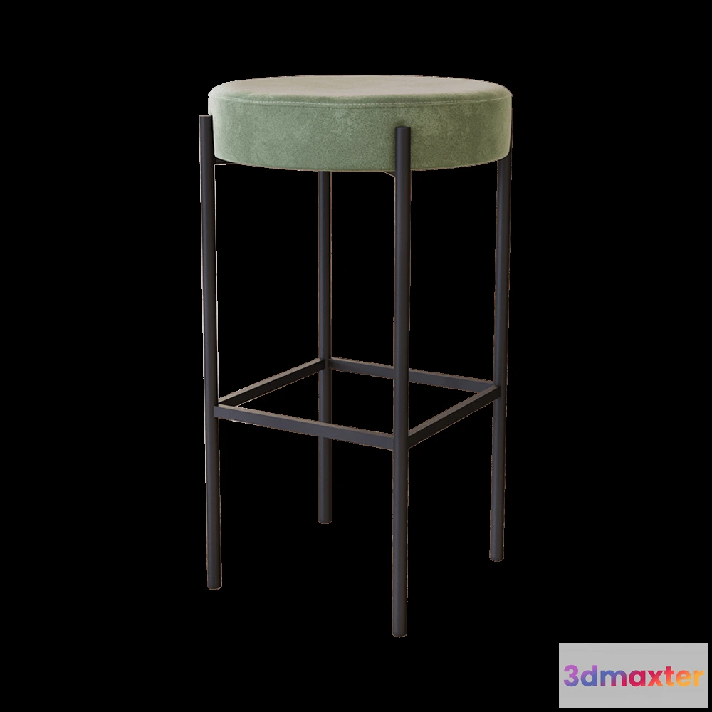 1613818 - 4Corners - Stool 4 bar 3D Max