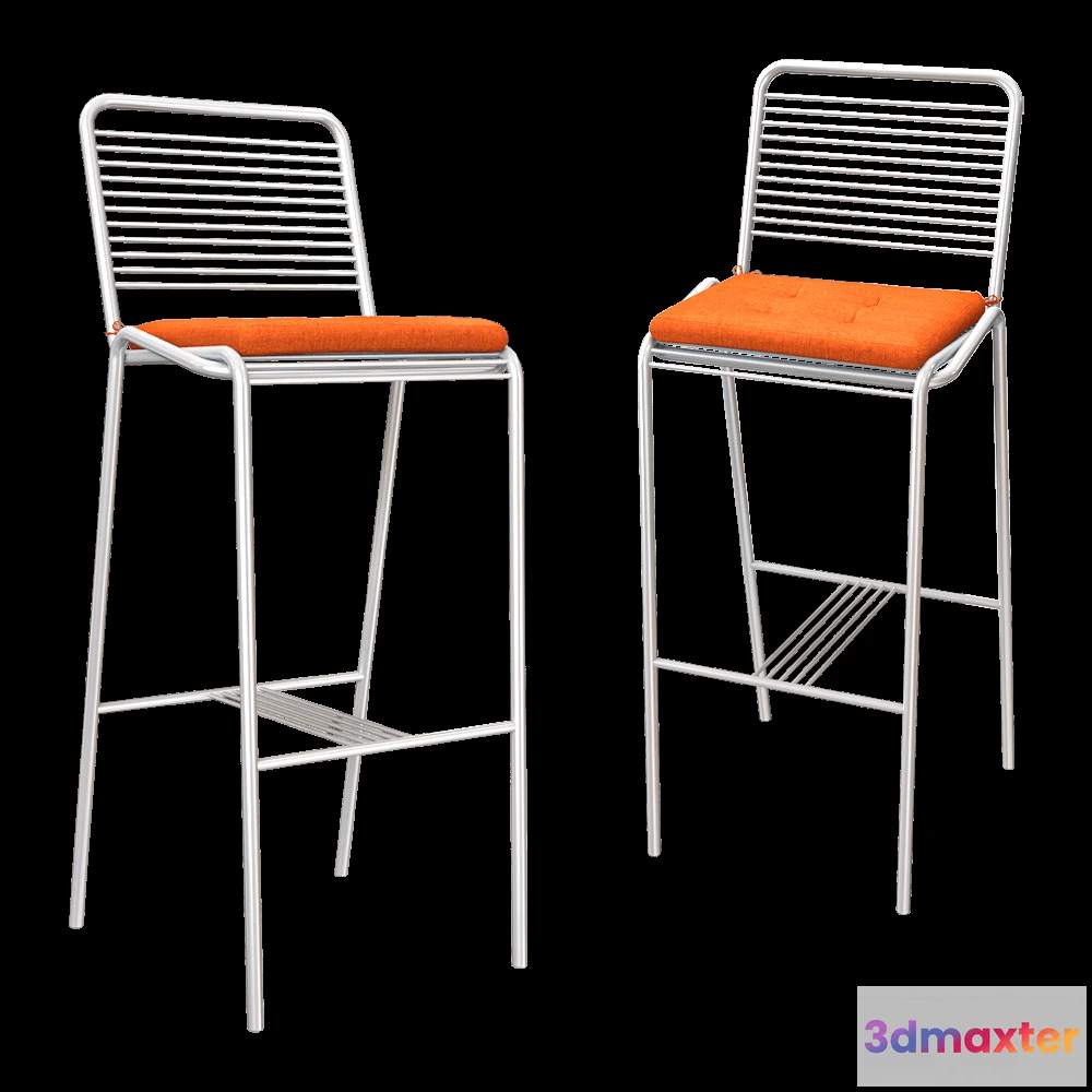 1613874 - Artu - Bar stool Le Tube soft 3D Max