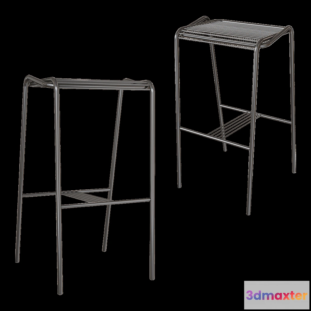1613876 - Artu - Bar stool Le Tube 2 3D Max