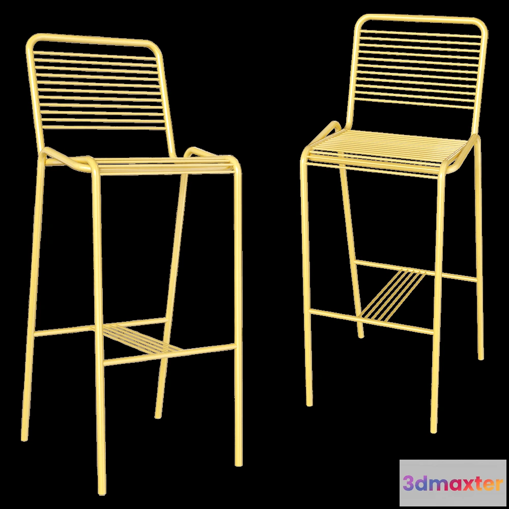 1613878 - Artu - Bar stool Le Tube 3D Max