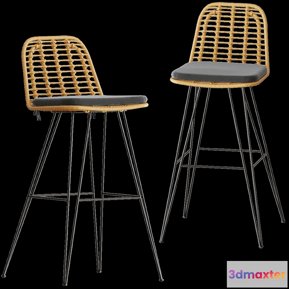 1613906 - Bergenson Bjorn - Barstool Vetle Flat 3D Max