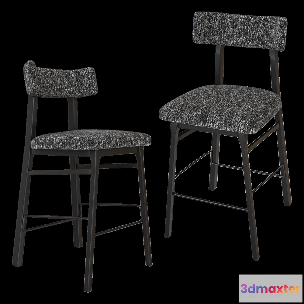 1613978 - Claudie design - Bar stool Chloe 3D Max