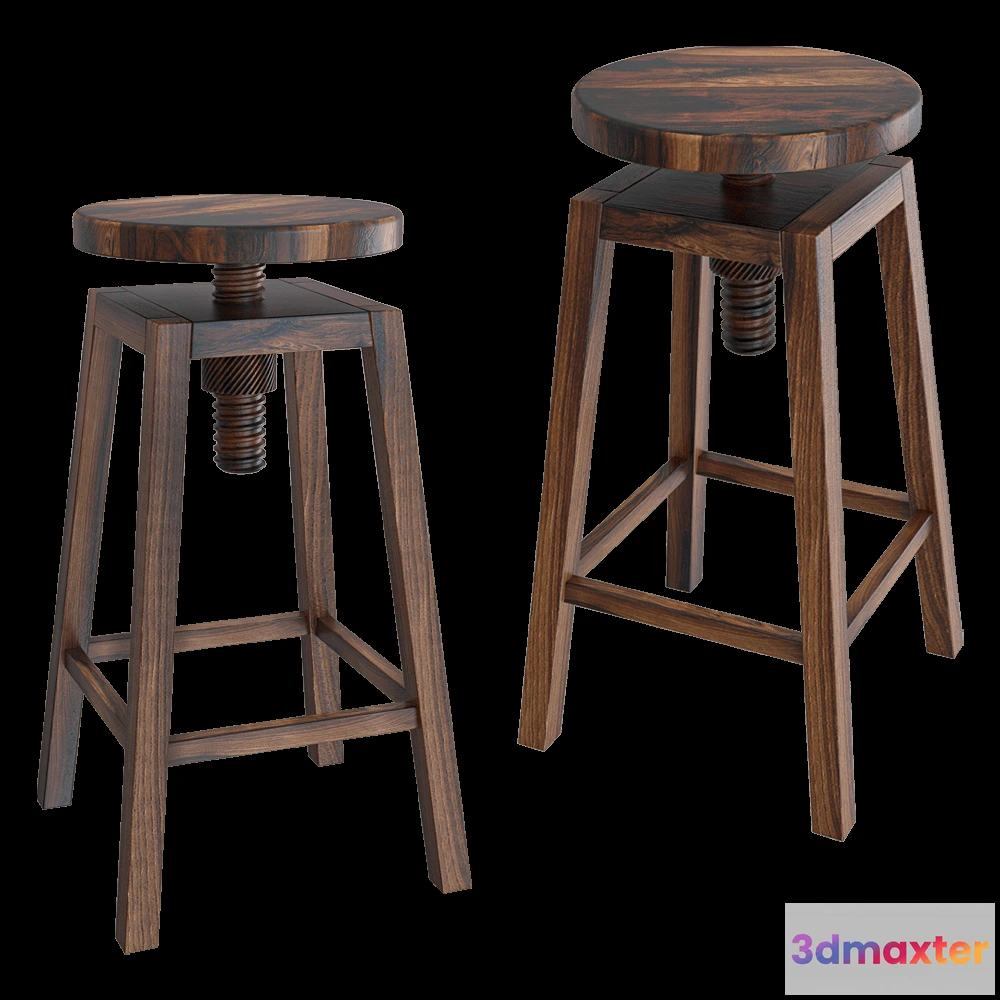 1613990 - Dale Italia  - Stool Invito C-140 C-141 3D Max