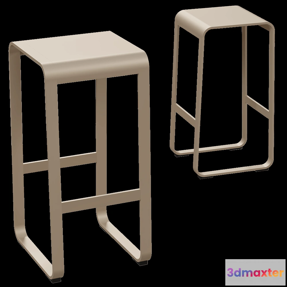 1614031 - Fermob - Bar Stool Bellevie 3D Max