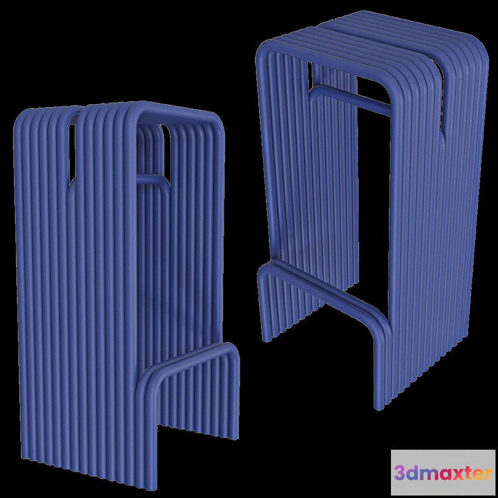 1614059 - Joyf  - Semi-bar stool Tube 3D Max