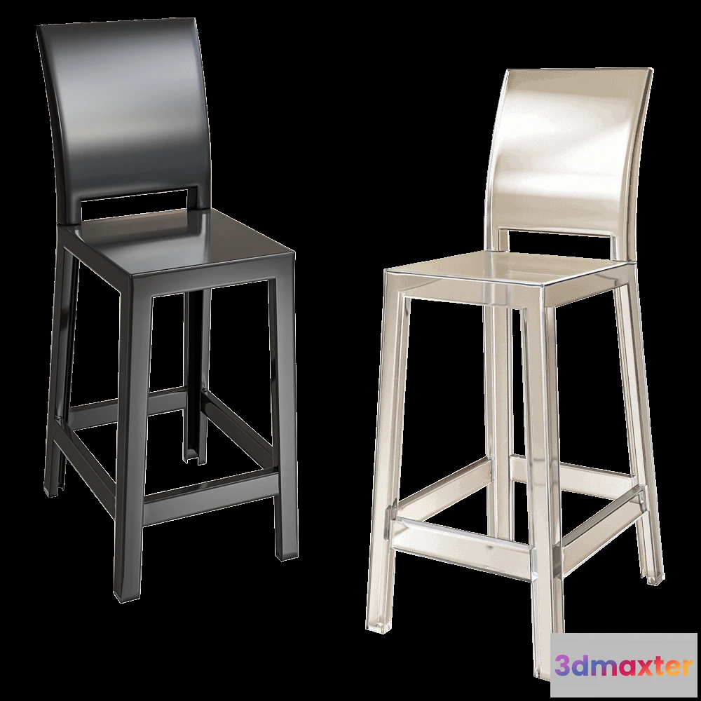 1614061 - Kartell - Bar stool One more please 3D Max