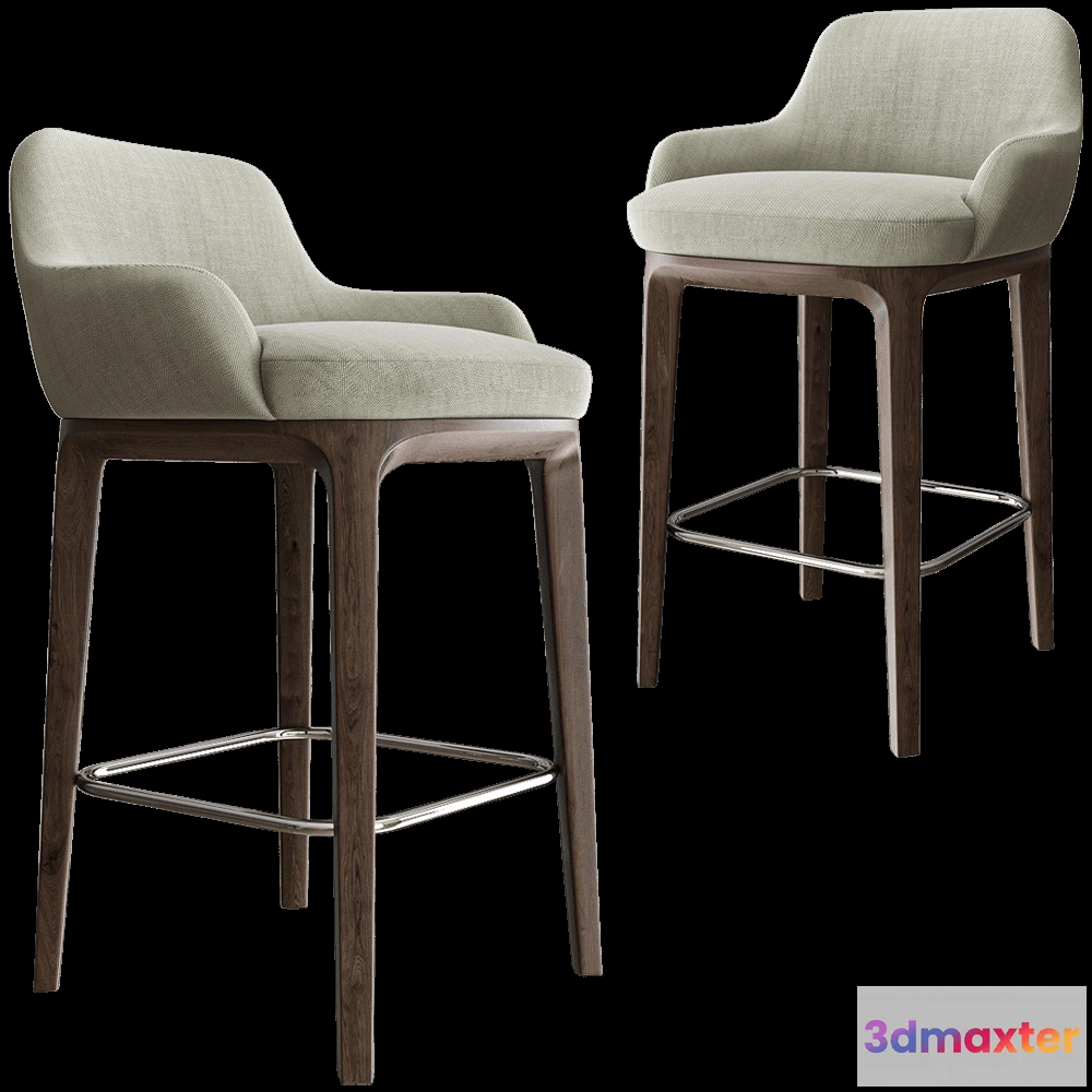 1614075 - KRISTIE - Bar stool Tailor 3D Max