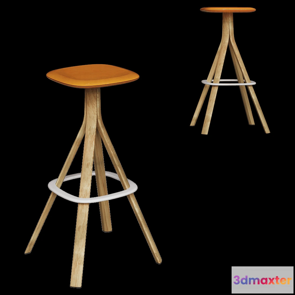 1614093 - Lapalma - Barstool LUSTO 3D Max
