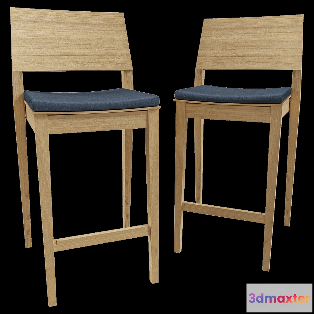 1614101 - Lundbergs Möbler  - High stool Tova 3D Max