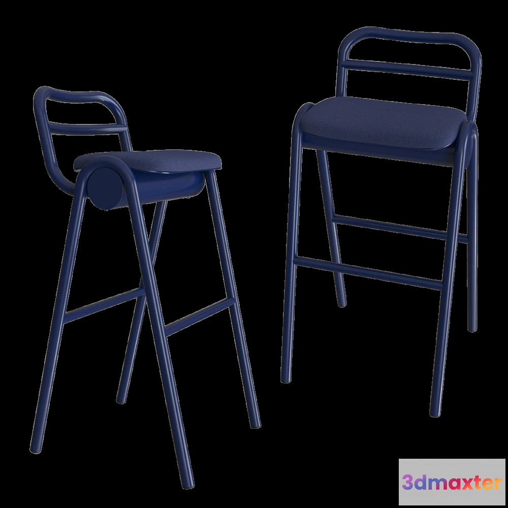 1614125 - MISSANA - Bar stool Zum 3D Max