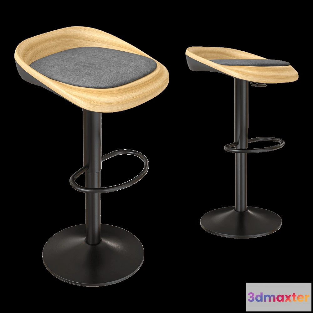 1614159 - Montly - Bar stool LOU 3D Max