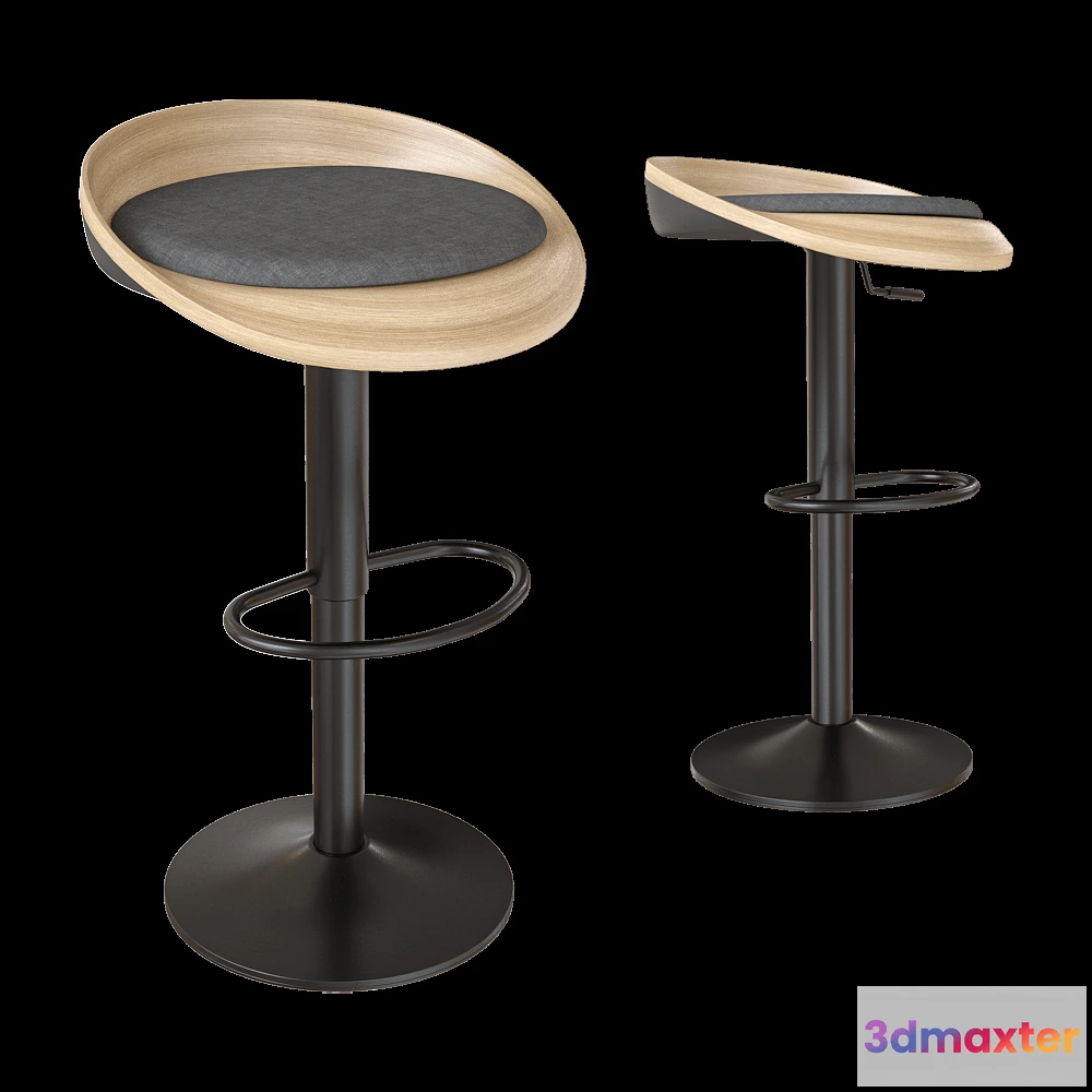 1614161 - Montly - Bar stool GOE 3D Max