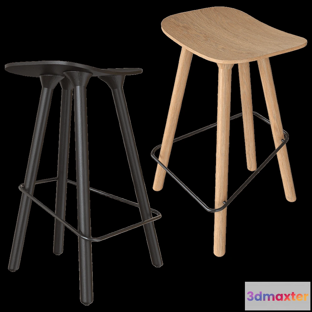 1614181 - Nunc - Bar stool Cot W67 3D Max