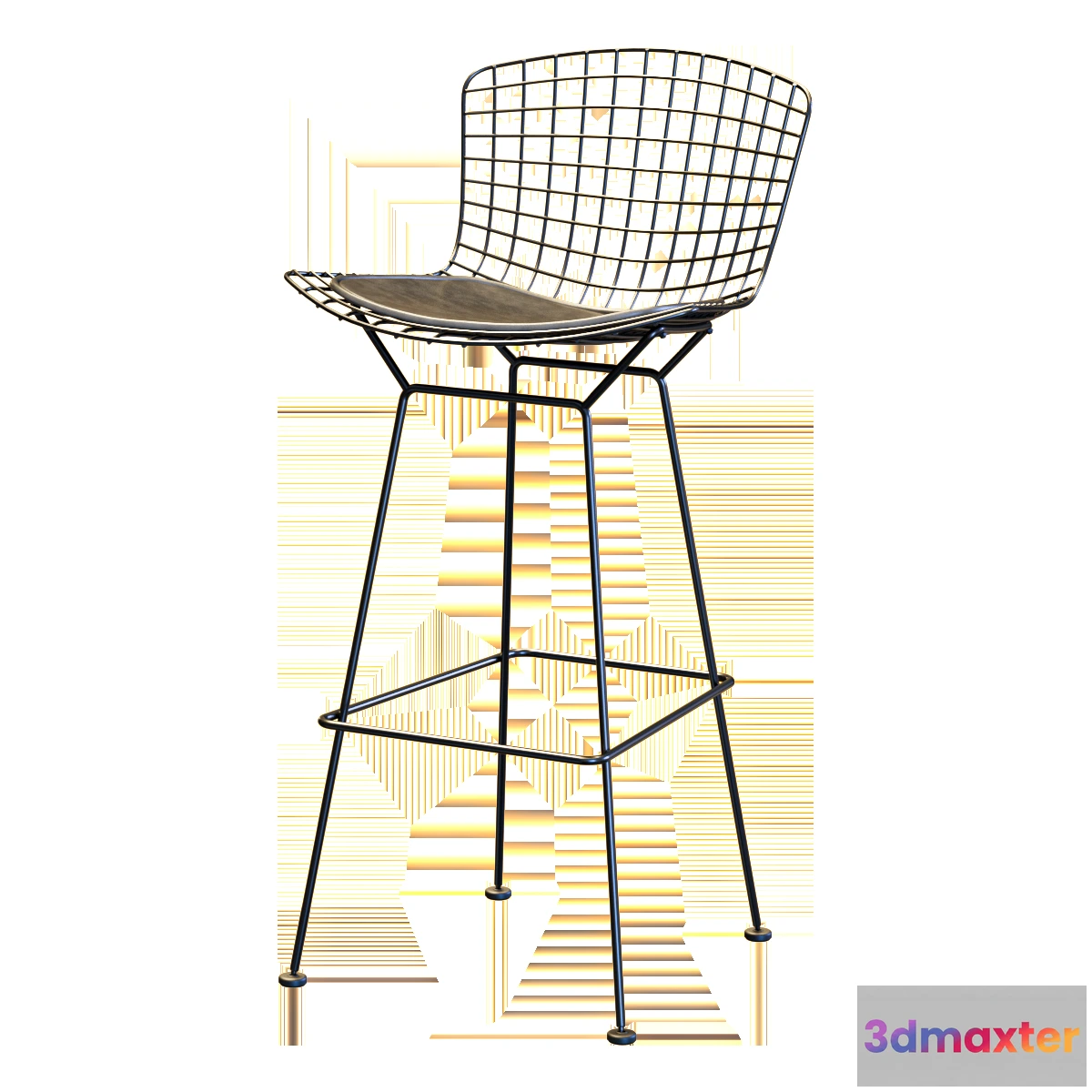 1614253 - StoreForHome - Semi-bar chair Bertoia 3D Max