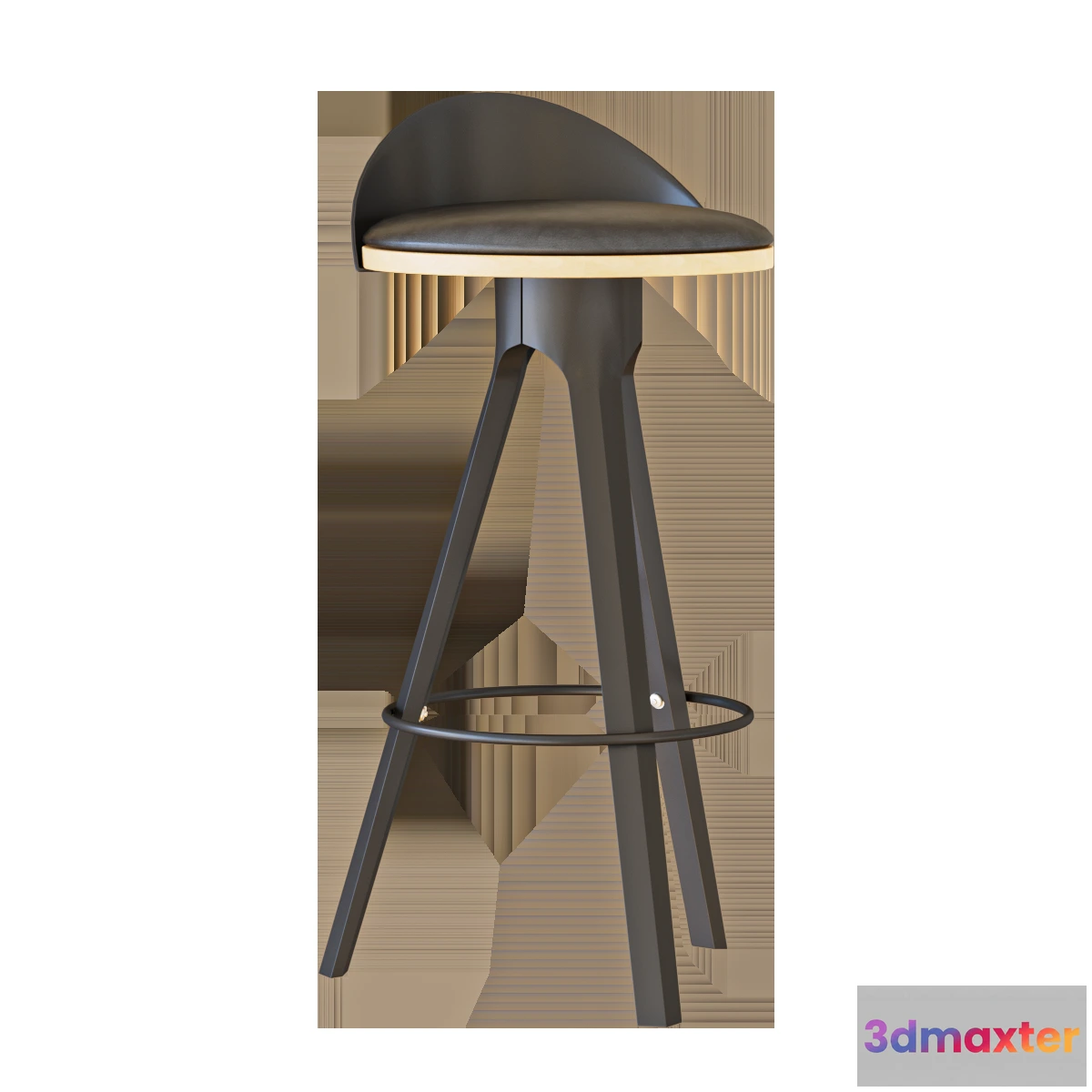 1614259 - StoreForHome - Trio bar chair 3D Max
